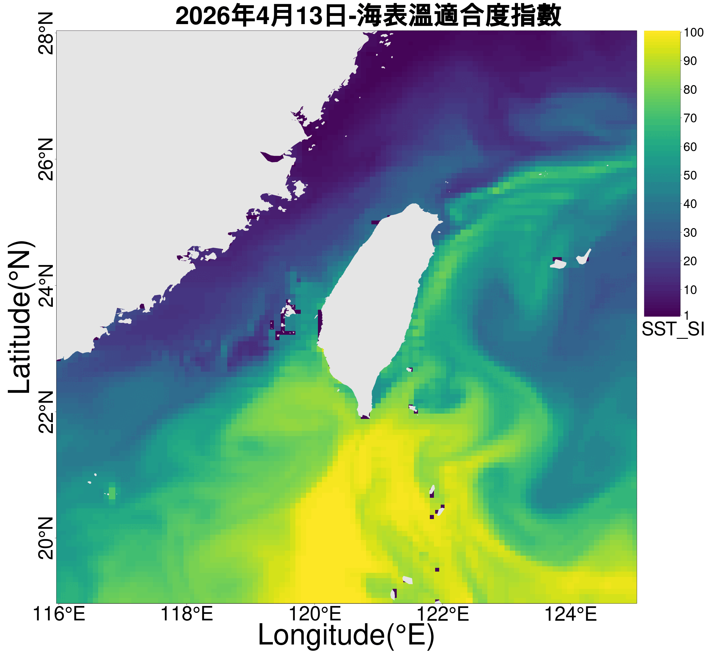 大目鮪棲地一周預測